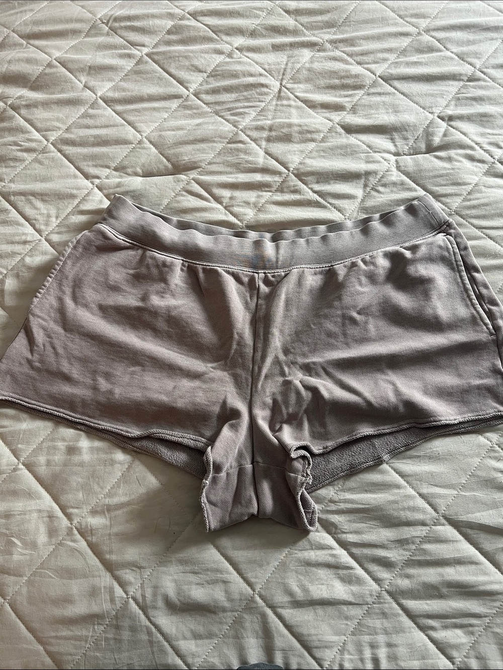 aerie Light Mauve Cotton-Blend Sleep Shorts